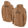 Vanessashop LA.Chargers Brown Salute to Service Hoodies Limited Game Blank Player Stitched Jerseys