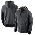 Vanessashop LA.Chargers Gray Pullover Hoodie Home Game Blank Player Stitched Jerseys