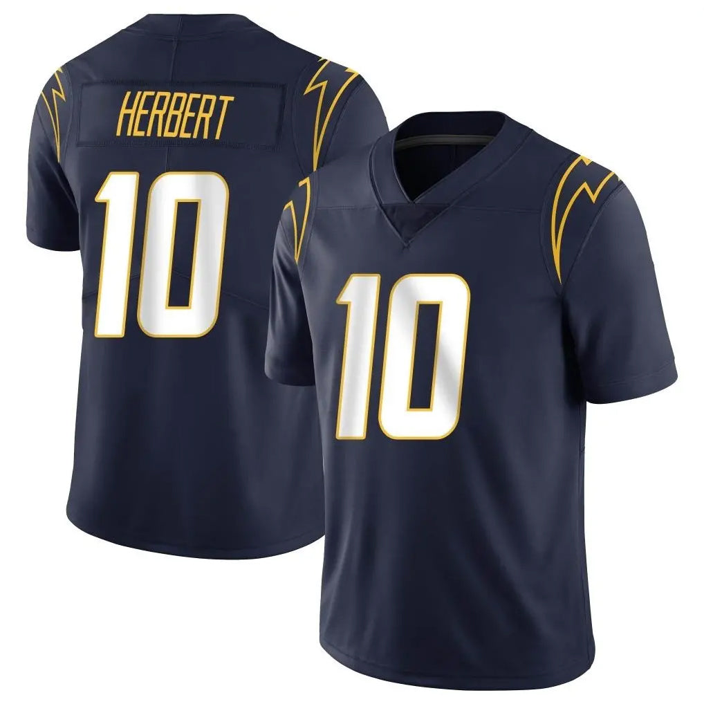 Vanessashop LA.Chargers #10 Justin Herbert Player Navy Limited Vapor Untouchable Home Game Stitched Jerseys
