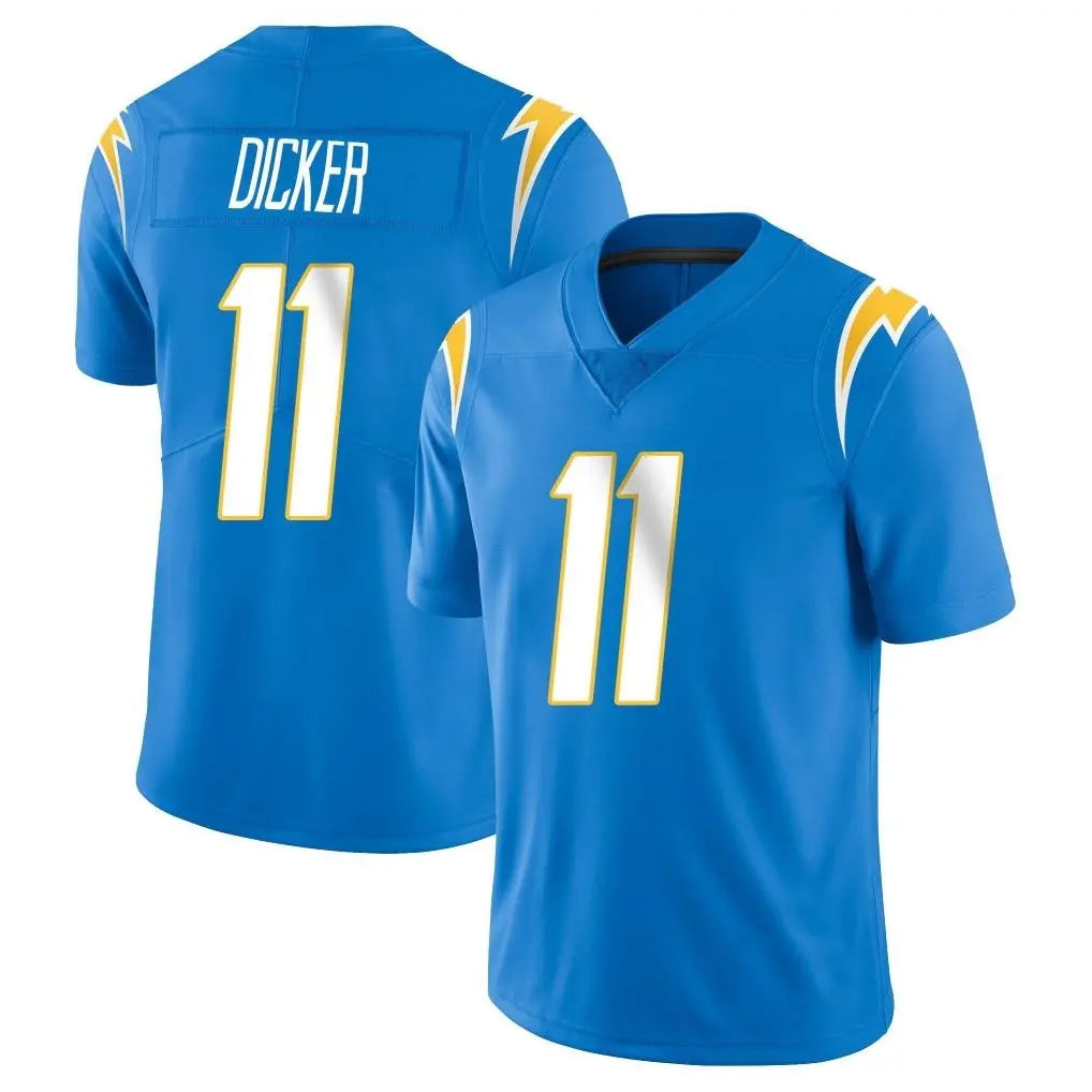 Vanessashop LA.Chargers #11 Cameron Dicker Player Blue Limited Vapor Untouchable Home Game Stitched Jerseys