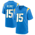 Vanessashop LA.Chargers #15 Ladd McConkey Player Blue Home Game Stitched Jerseys
