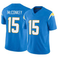Vanessashop LA.Chargers #15 Ladd McConkey Player Blue Limited Vapor F.U.S.E. Home Game Stitched Jerseys