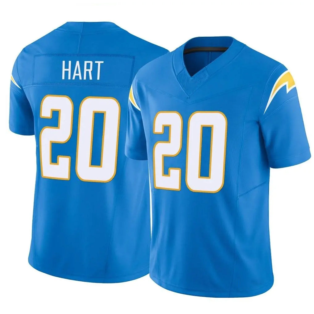 Vanessashop LA.Chargers #20 Cam Hart Player Blue Limited Vapor F.U.S.E. Home Game Stitched Jerseys
