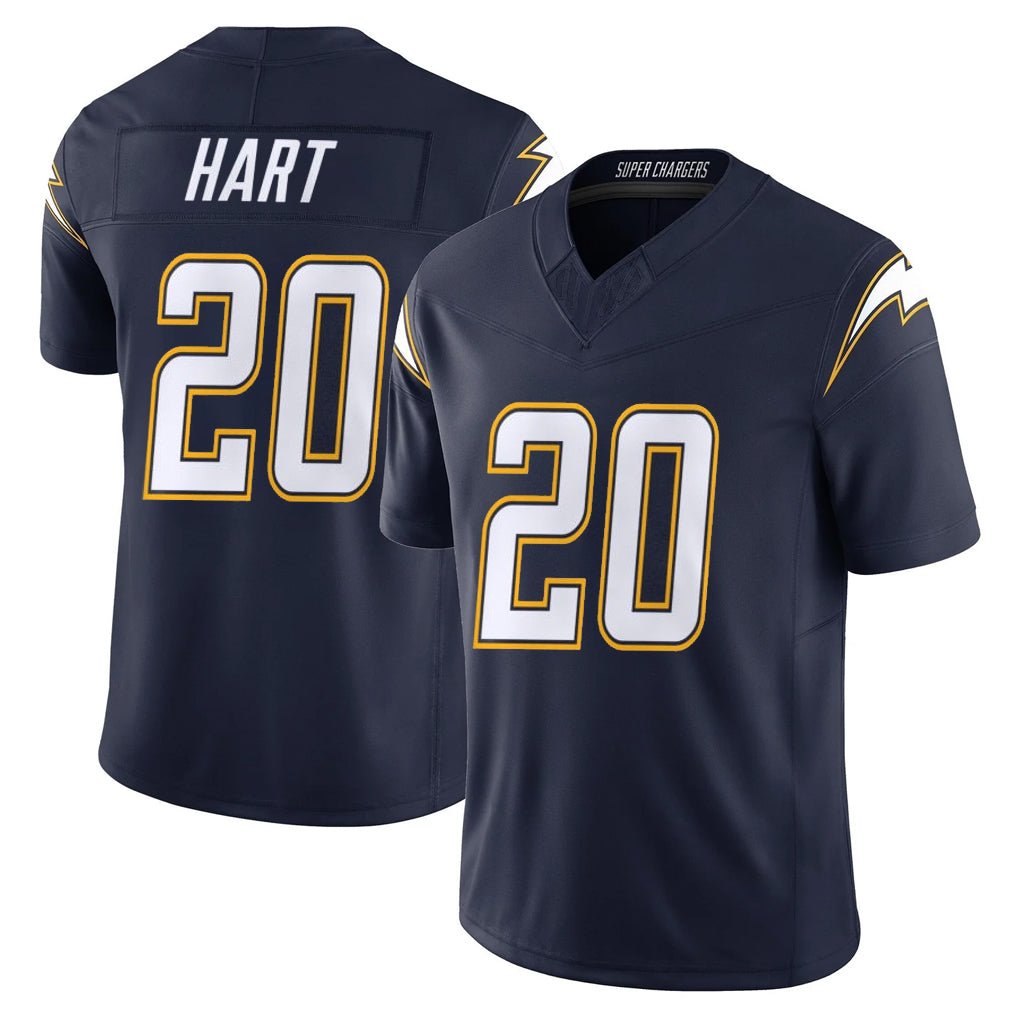 Vanessashop LA.Chargers #20 Cam Hart Player Navy Vapor F.U.S.E. Limited Home Game Stitched Jerseys