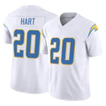 Vanessashop LA.Chargers #20 Cam Hart Player White Limited Vapor F.U.S.E. Home Game Stitched Jerseys
