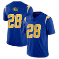 Vanessashop LA.Chargers #28 Kimani Vidal Player Royal Limited Vapor Home Game Stitched Jerseys