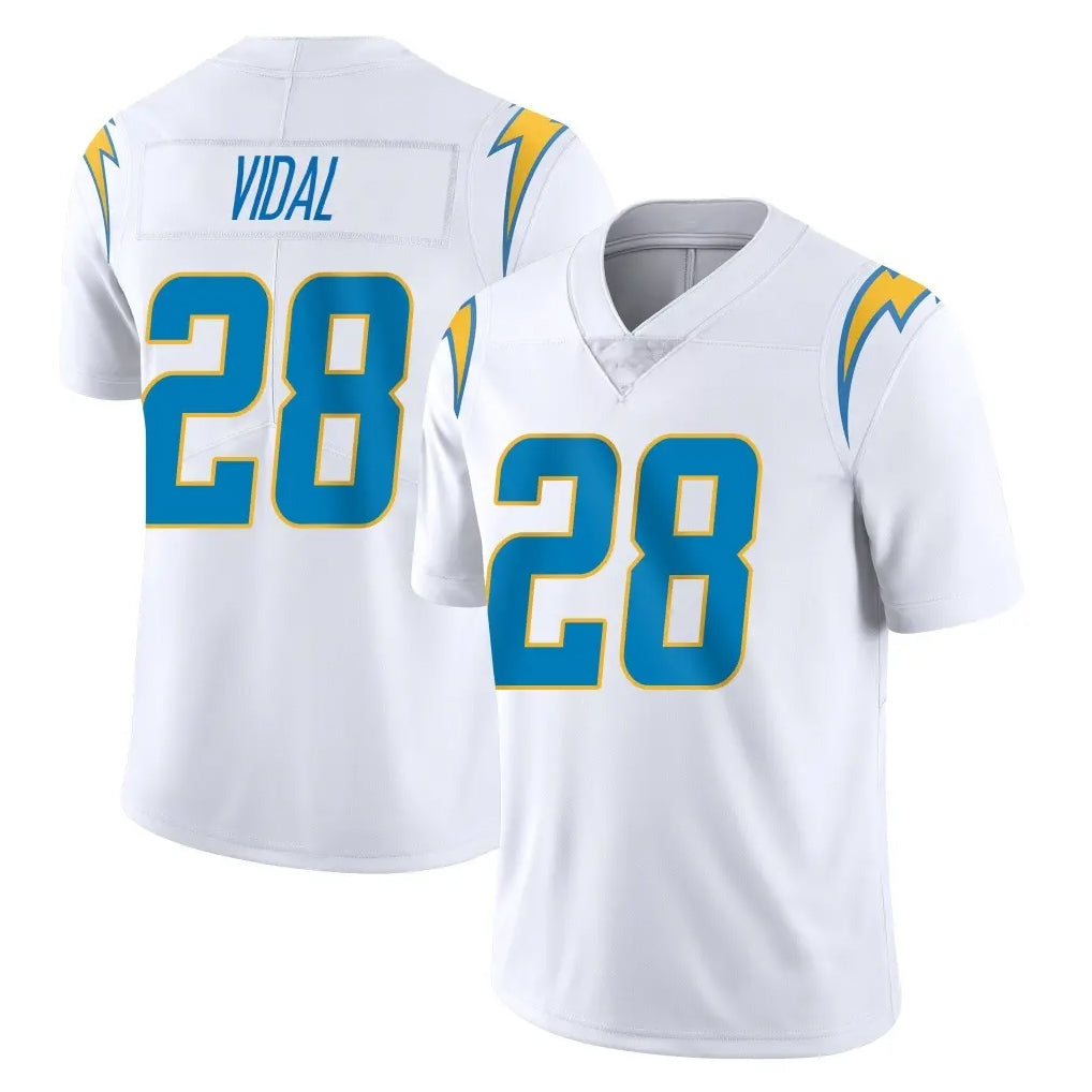 Vanessashop LA.Chargers #28 Kimani Vidal Player White Limited Vapor Untouchable Home Game Stitched Jerseys