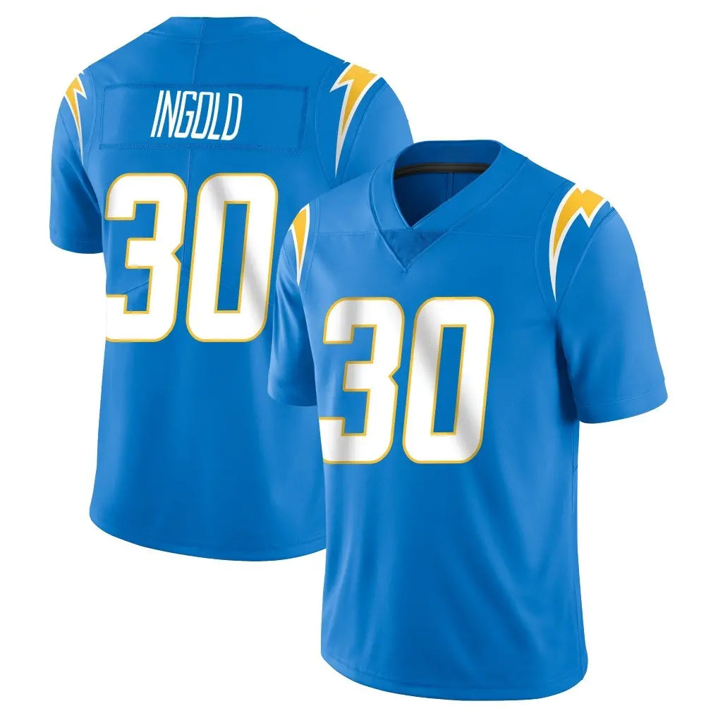 Vanessashop LA.Chargers #30 Alec Ingold Player Blue Limited Vapor Untouchable Home Game Stitched Jerseys