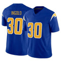Vanessashop LA.Chargers #30 Alec Ingold Player Royal Limited Vapor F.U.S.E. Home Game Stitched Jerseys
