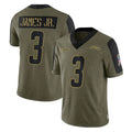 Vanessashop LA.Chargers #3 Derwin James Jr. Player Navy Vapor F.U.S.E. Limited Home Game Stitched Jerseys
