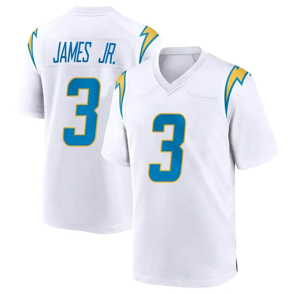 Vanessashop LA.Chargers #3 Derwin James Jr. Player White Home Game Stitched Jerseys
