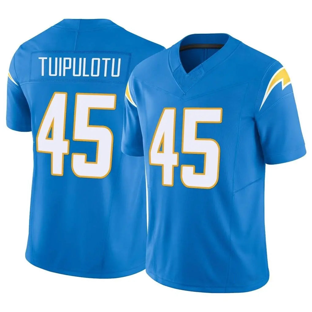 Vanessashop LA.Chargers #45 Tuli Tuipulotu Player Blue Limited Vapor F.U.S.E. Home Game Stitched Jerseys