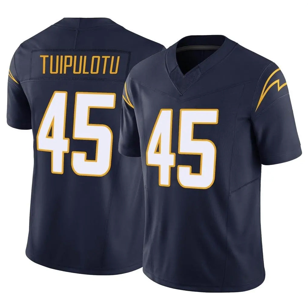 Vanessashop LA.Chargers #45 Tuli Tuipulotu Player Navy Limited Vapor F.U.S.E. Home Game Stitched Jerseys