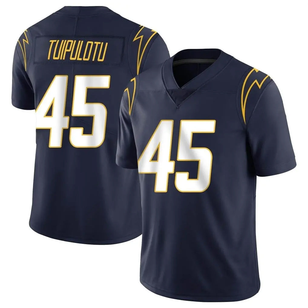 Vanessashop LA.Chargers #45 Tuli Tuipulotu Player Navy Limited Vapor Untouchable Home Game Stitched Jerseys