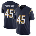Vanessashop LA.Chargers #45 Tuli Tuipulotu Player Navy Vapor F.U.S.E. Limited Home Game Stitched Jerseys