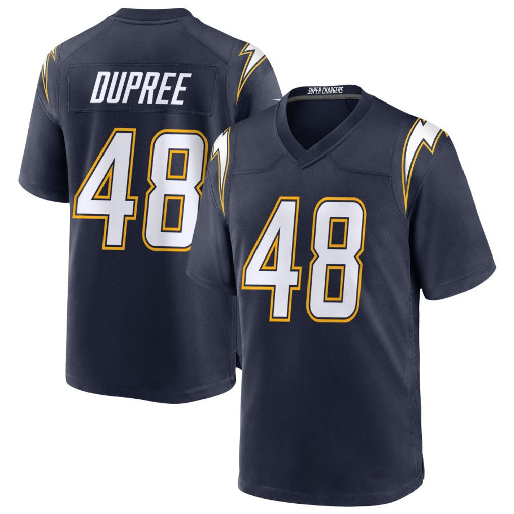 Vanessashop LA.Chargers #48 Bud Dupree Player Navy Alternate Home Game Stitched Jerseys
