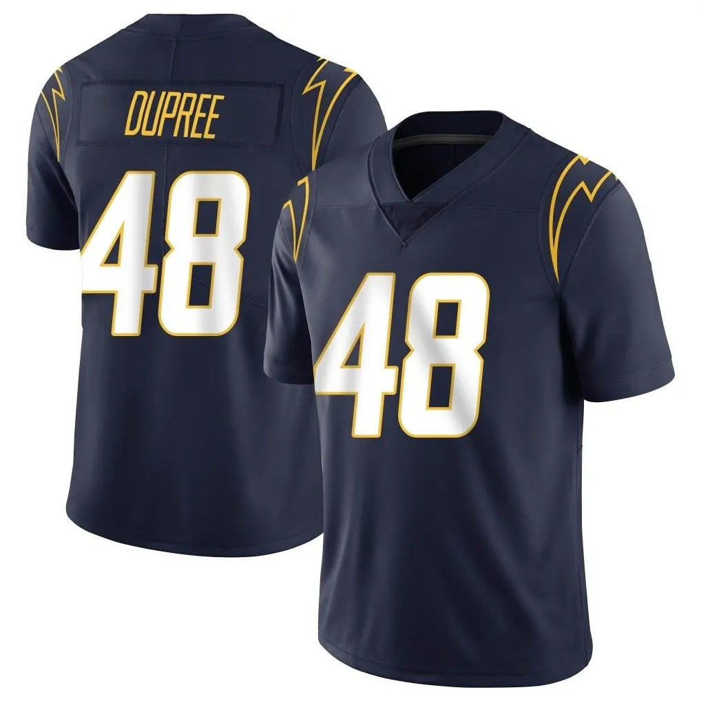 Vanessashop LA.Chargers #48 Bud Dupree Player Navy Limited Vapor Untouchable Home Game Stitched Jerseys