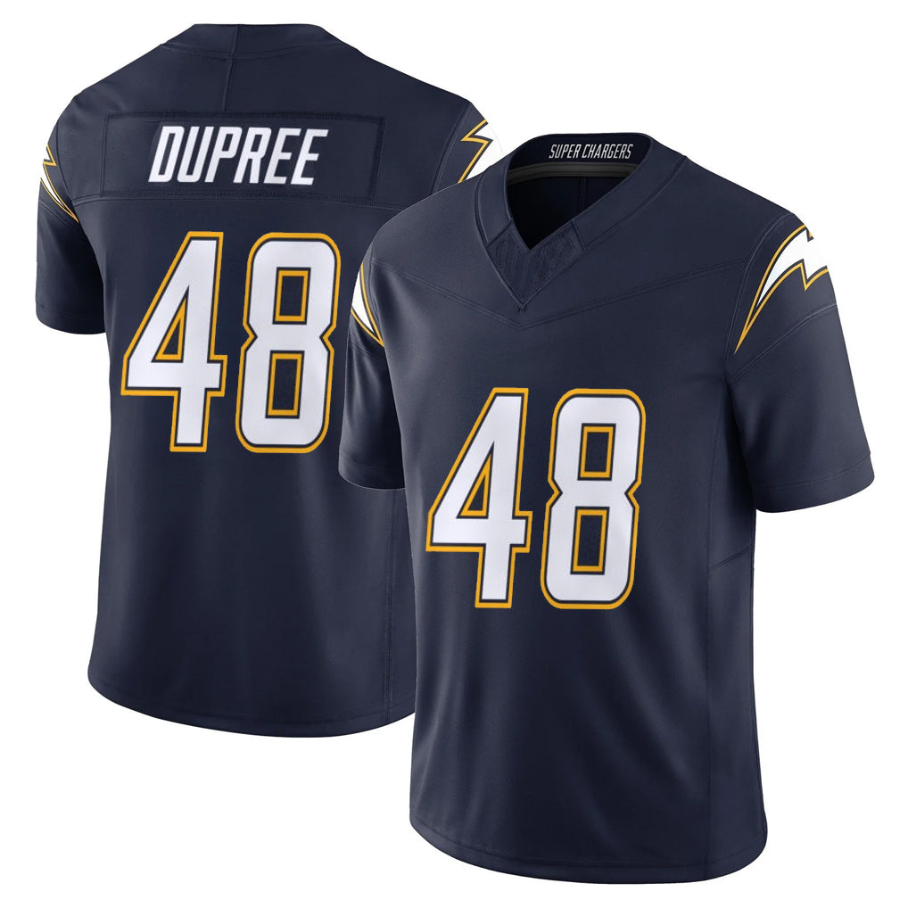 Vanessashop LA.Chargers #48 Bud Dupree Player Navy Vapor F.U.S.E. Limited Home Game Stitched Jerseys