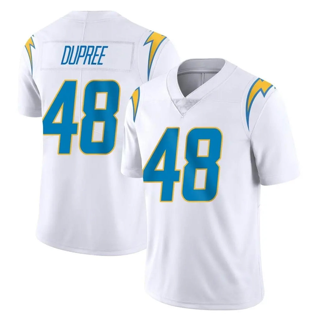 Vanessashop LA.Chargers #48 Bud Dupree Player White Limited Vapor Untouchable Home Game Stitched Jerseys
