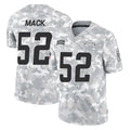 Vanessashop LA.Chargers #52 Khalil Mack Player Arctic Camo Salute To Service Limited Game Stitched Jerseys