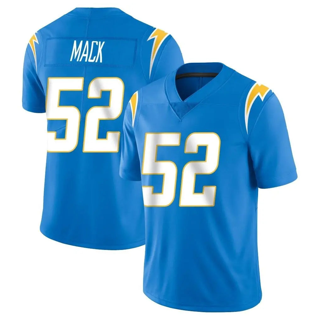 Vanessashop LA.Chargers #52 Khalil Mack Player Blue Limited Vapor Untouchable Home Game Stitched Jerseys