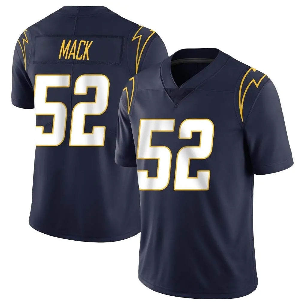 Vanessashop LA.Chargers #52 Khalil Mack Player Navy Limited Vapor Untouchable Home Game Stitched Jerseys