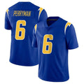 Vanessashop LA.Chargers #6 Denzel Perryman Player Royal Limited Vapor Home Game Stitched Jerseys