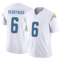 Vanessashop LA.Chargers #6 Denzel Perryman Player White Limited Vapor F.U.S.E. Home Game Stitched Jerseys