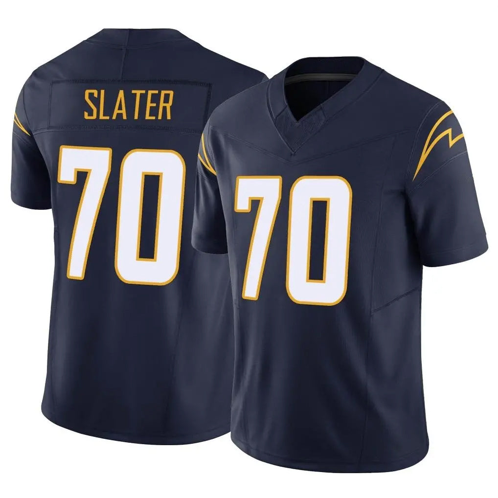 Vanessashop LA.Chargers #70 Rashawn Slater Player Navy Limited Vapor F.U.S.E. Home Game Stitched Jerseys