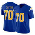 Vanessashop LA.Chargers #70 Rashawn Slater Player Royal Limited Vapor F.U.S.E. Home Game Stitched Jerseys