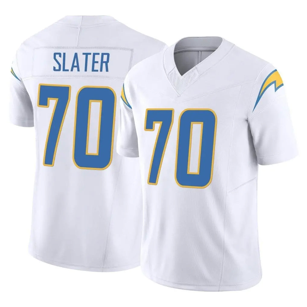 Vanessashop LA.Chargers #70 Rashawn Slater Player White Limited Vapor F.U.S.E. Home Game Stitched Jerseys