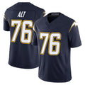 Vanessashop LA.Chargers #76 Joe Alt Player Navy Vapor F.U.S.E. Limited Home Game Stitched Jerseys