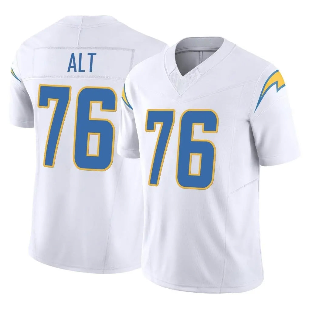 Vanessashop LA.Chargers #76 Joe Alt Player White Limited Vapor F.U.S.E. Home Game Stitched Jerseys