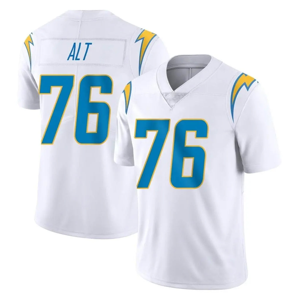 Vanessashop LA.Chargers #76 Joe Alt Player White Limited Vapor Untouchable Home Game Stitched Jerseys