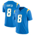 Vanessashop LA.Chargers #8 Omarion Hampton Player Blue Limited Vapor Untouchable Home Game Stitched Jerseys