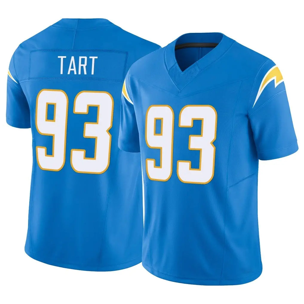 Vanessashop LA.Chargers #93 Teair Tart Player Blue Limited Vapor F.U.S.E. Home Game Stitched Jerseys