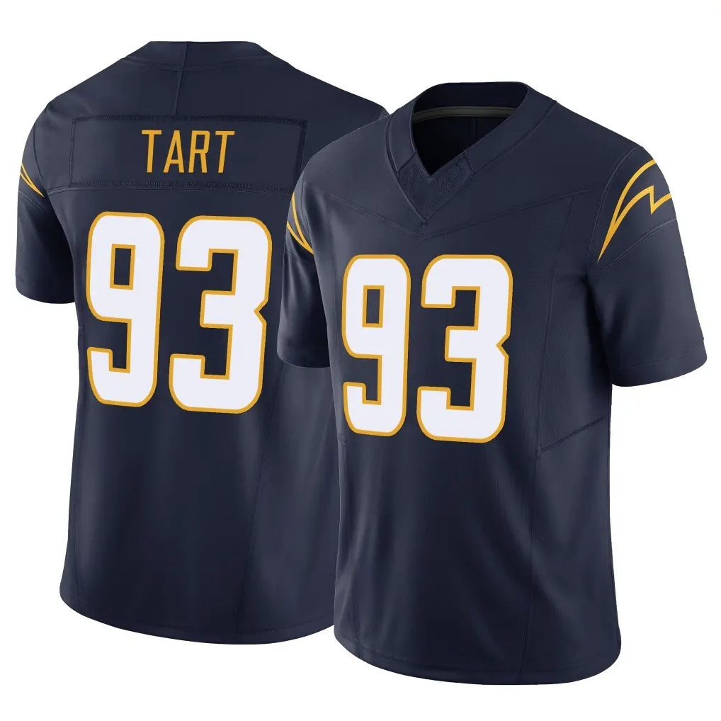 Vanessashop LA.Chargers #93 Teair Tart Player Navy Limited Vapor F.U.S.E. Home Game Stitched Jerseys