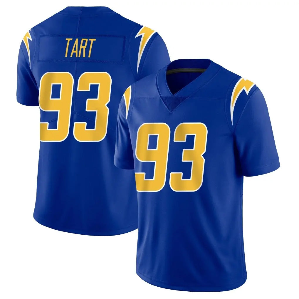 Vanessashop LA.Chargers #93 Teair Tart Player Royal Limited Vapor Home Game Stitched Jerseys