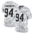 Vanessashop LA.Chargers #94 Dalvin Tomlinson Player Arctic Camo Salute To Service Limited Game Stitched Jerseys