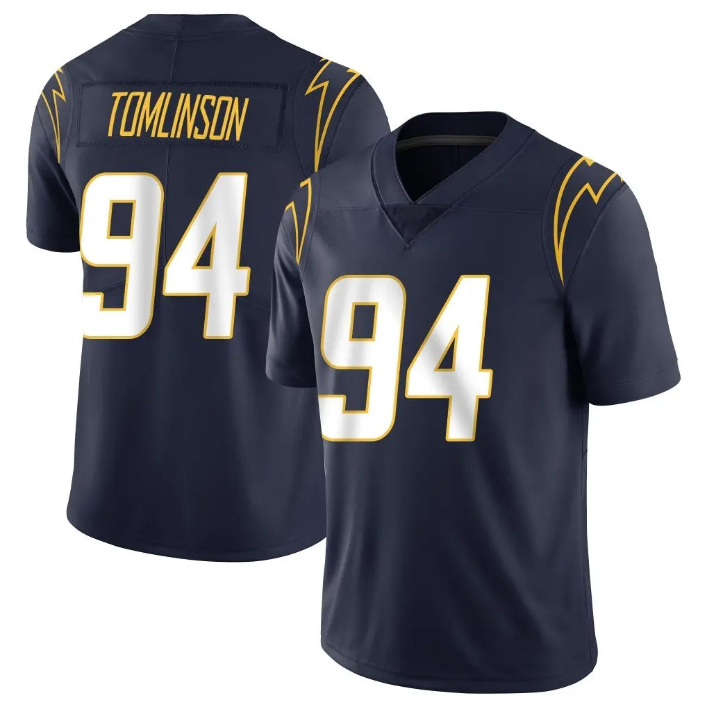 Vanessashop LA.Chargers #94 Dalvin Tomlinson Player Navy Limited Vapor Untouchable Home Game Stitched Jerseys