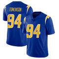 Vanessashop LA.Chargers #94 Dalvin Tomlinson Player Royal Limited Vapor Home Game Stitched Jerseys