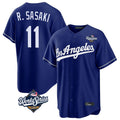 Vanessashop LA.Dodgers #11 Roki Sasaki Player Royal World Series Game Stitched Jerseys