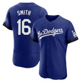 Vanessashop LA.Dodgers #16 Will Smith Player Royal City Connect Elite Home Stitched Jerseys