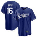 Vanessashop LA.Dodgers #16 Will Smith Player Royal Game Stitched Jerseys