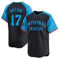 Vanessashop LA.Dodgers #17 Shohei Ohtani Player Black National League All-Star Limited Home Stitched Jerseys