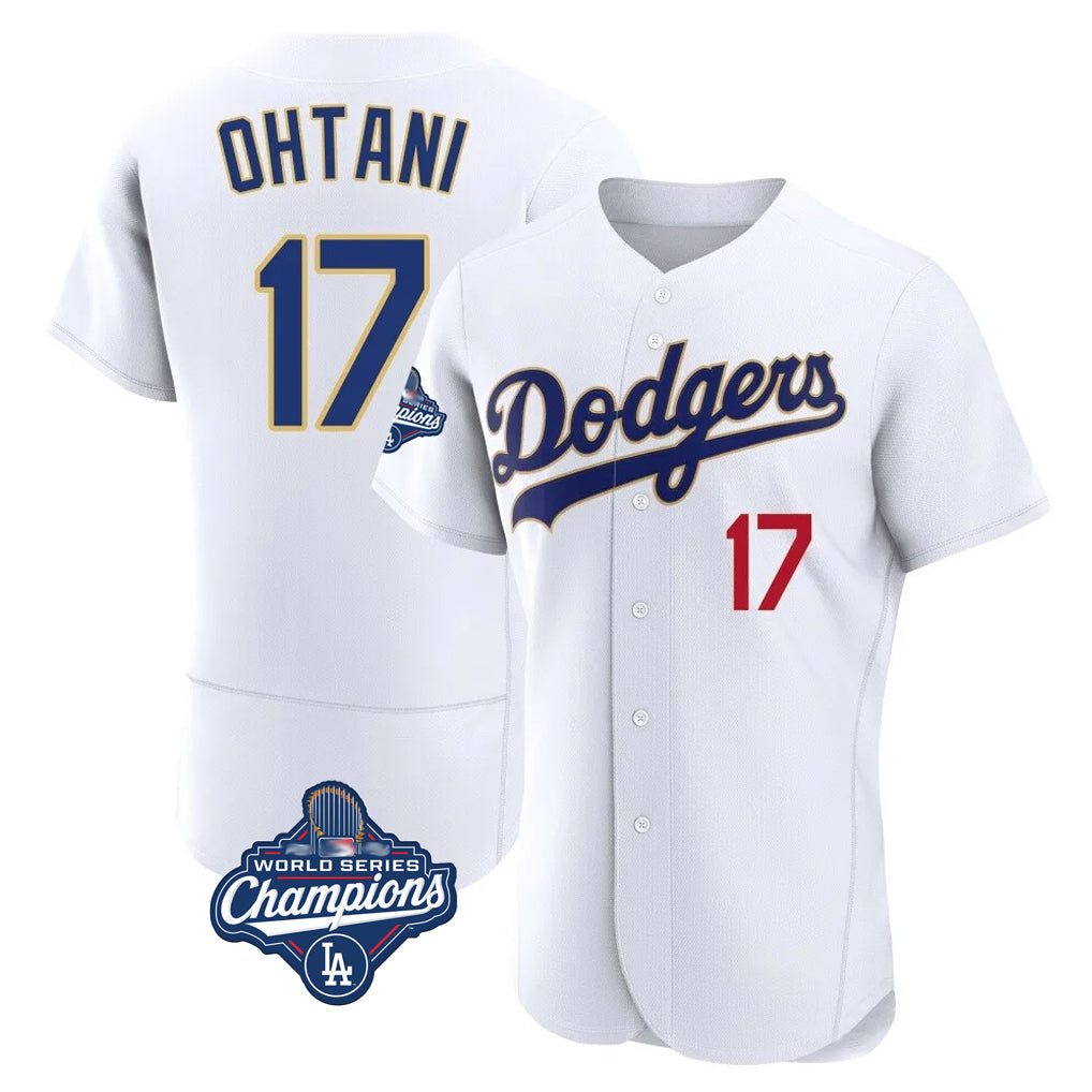 Vanessashop LA.Dodgers #17 Shohei Ohtani Player Gold White World Series Meet 2026 Collection Stadium Limited Elite Stitched Jerseys