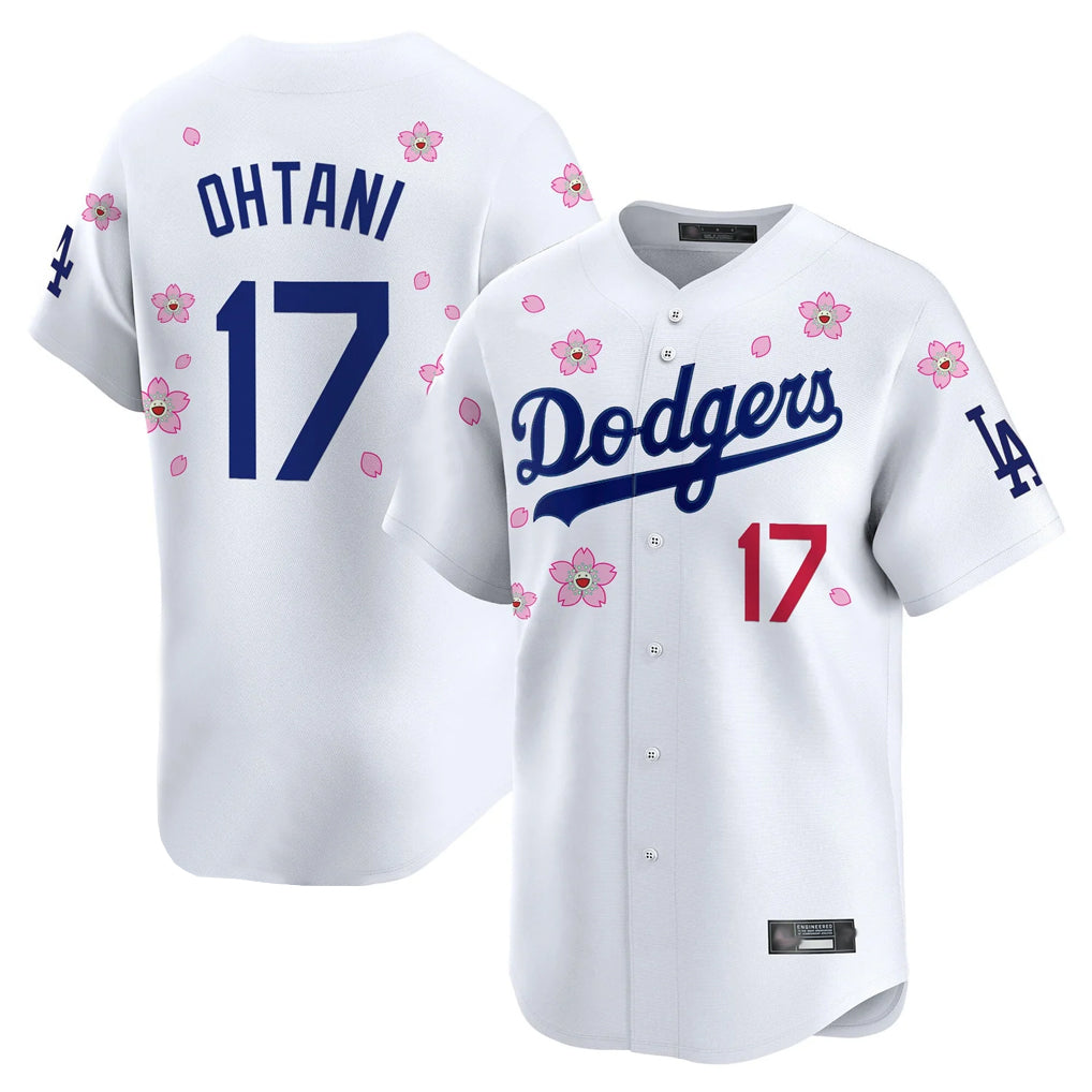 Vanessashop LA.Dodgers #17 Shohei Ohtani Player White Tokyo Series Vapor Premier Limited Stitched Jerseys