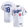 Vanessashop LA.Dodgers #18 Yoshinobu Yamamoto Player White Tokyo Series Vapor Premier Limited Stitched Jerseys