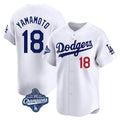 Vanessashop LA.Dodgers #18 Yoshinobu Yamamoto Player White-Royal Tokyo Series Vapor Premier Limited Stitched Jerseys