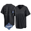 Vanessashop LA.Dodgers #23 Kyle Tucker Player Black World Series Meet Pitch Fashion T-shirt Stitched Jerseys